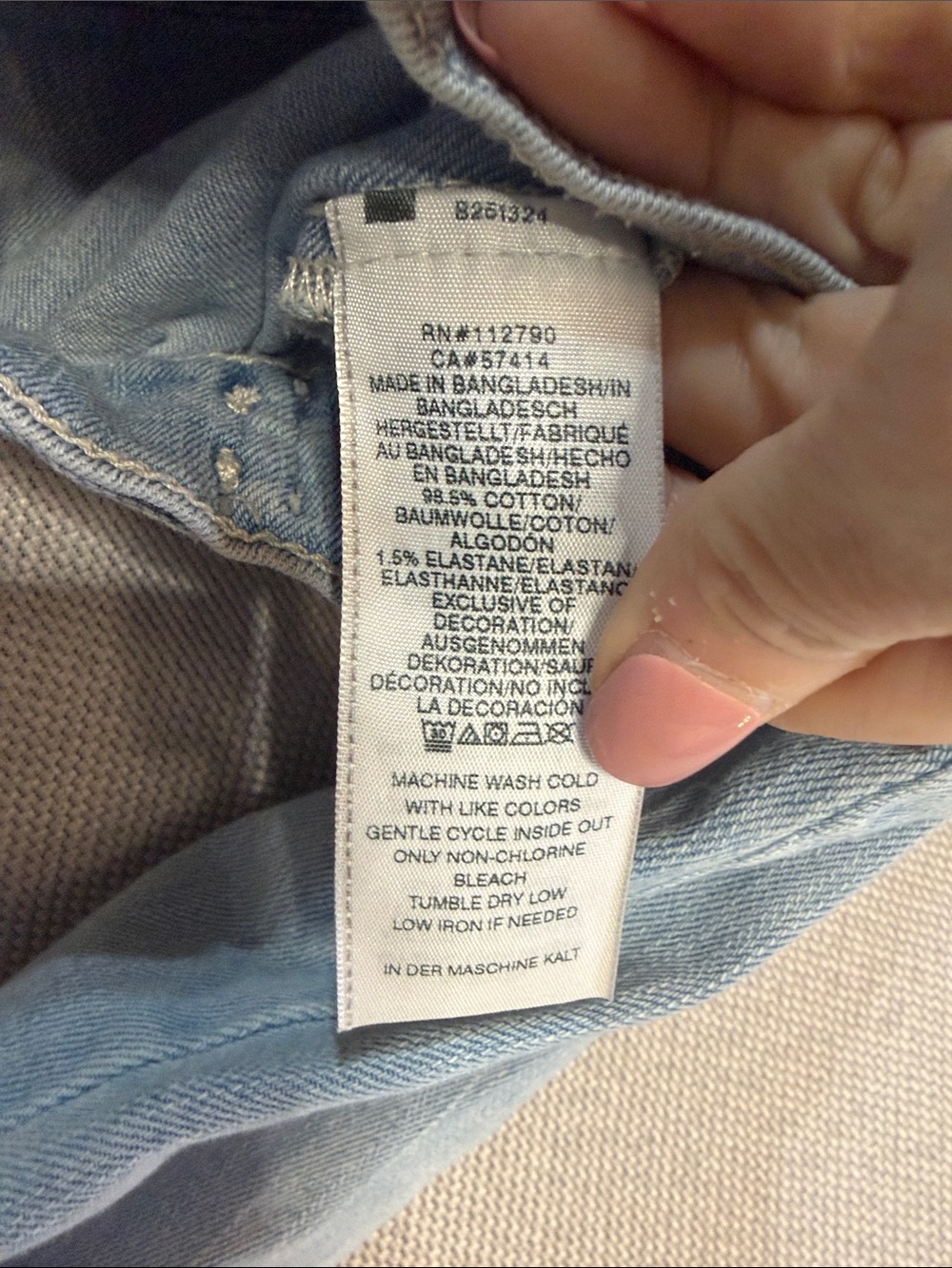 True Religion Light Blue Denim Jacket with Red Logo Patch - Picture 6 of 8
